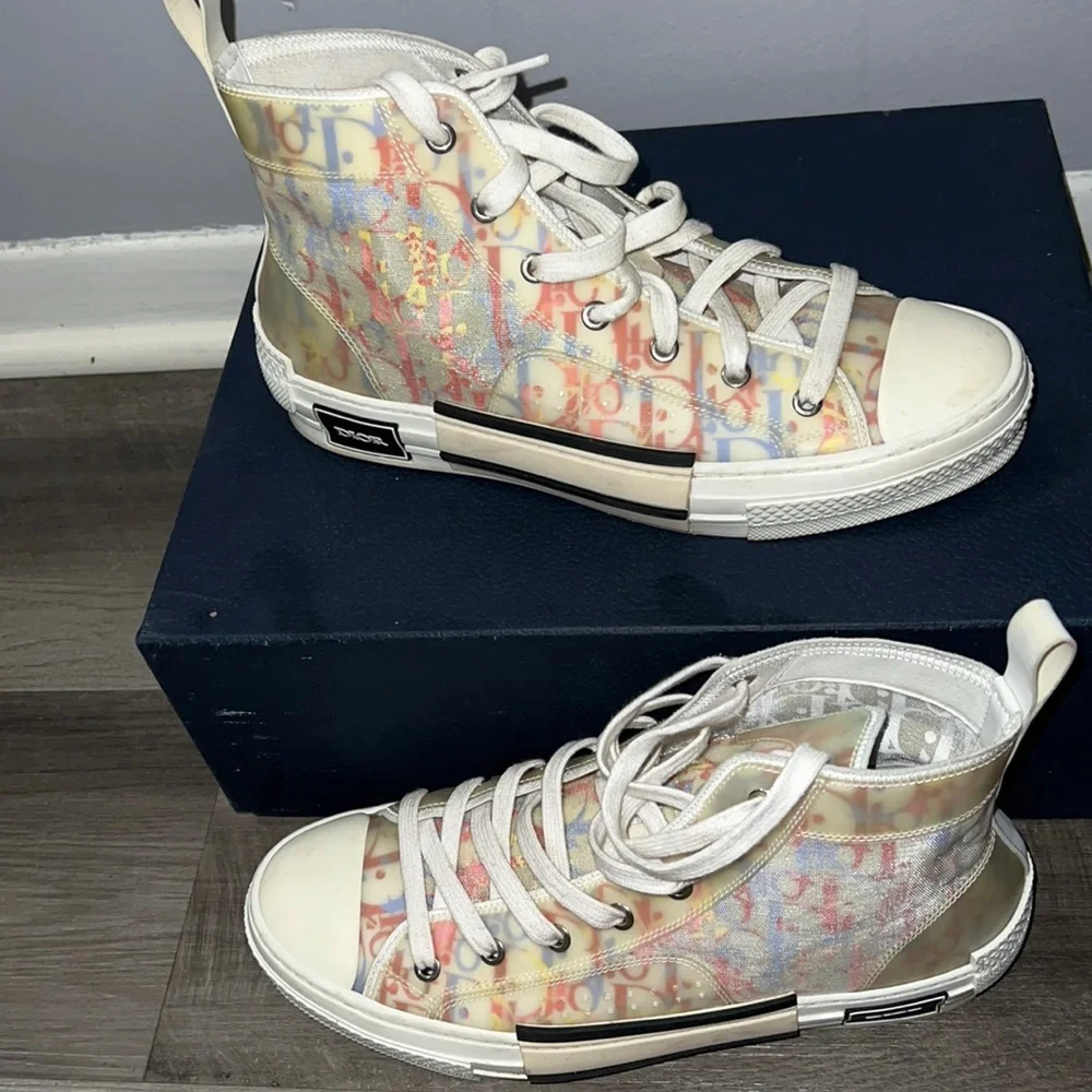 Mens Dior High Top Sneakers - Picture 6 of 9